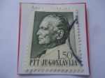 Stamps Yugoslavia -  Josip Broz Tito - Marshal Tito (1892-1980)- Presidente desde 1953 al 1980