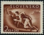 Sellos de Europa - Eslovaquia -  Atletismo