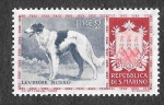 Stamps : Europe : San_Marino :  376 - Galgo Ruso