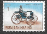 Sellos del Mundo : Europa : San_Marino : 494 - Automóviles Pre-1910