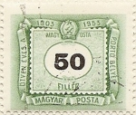 Stamps Hungary -  PORTÓ BELYEG