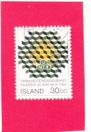 Stamps : Europe : Iceland :  50 aniversario sindicato