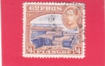 Sellos de Asia - Chipre -  vounu-palace