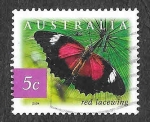 Stamps : Oceania : Australia :  2235 - Mariposa Crisopa Roja