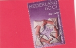 Stamps Netherlands -  manos y sobres