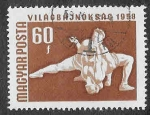 Stamps Hungary -  1206 - Campeonato Internacional de Lucha Libre