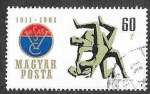 Sellos de Europa - Hungr�a -  1404 - L aniversario del Club Deportivo Steel Workers