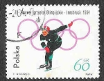 Stamps Poland -  1201 - IX JJOO de Invierno, Innsbruck