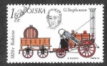 Sellos de Europa - Polonia -  2145 - Historia de la Locomotora