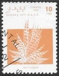 Stamps : Africa : Morocco :  plantas
