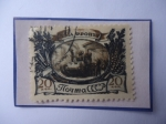 Stamps Russia -  URSS- Gran Guerra Patriótica (1941/45) - Tanque de Guerra frente a Factoría-
