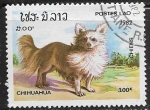 Sellos de Asia - Laos -  Perros - Chihuahua