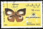 Stamps Morocco -  mariposas