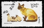 Stamps Oman -  Gatos - 