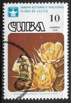 Stamps Cuba -  Flores - Cylindropuntia hystrix