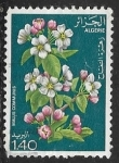 Sellos de Africa - Argelia -  Flores - Malus Communis