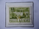 Stamps Romania -  Camión - Postal y Transporte.