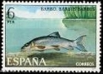Sellos de Europa - Espa�a -  ESPAÑA 1977 2407 Sello Nuevo Serie Fauna Hispanica Peces Barba