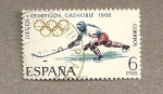 Sellos de Europa - Espa�a -  Juegos Olimpicos Grenoble1968
