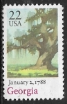 Stamps United States -  Arboles - Georgia
