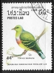 Sellos del Mundo : Asia : Laos : Aves - Treron bicinctus