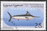 Stamps : Africa : Morocco :  peces