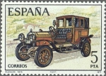 Stamps Spain -  ESPAÑA 1977 2411 Sello Nuevo Automoviles Antiguos Españoles Elizalde