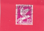 Stamps Switzerland -  Paloma de la paz en una espada rota (Símbolo de la Paz)