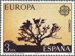 Stamps Spain -  ESPAÑA 1977 2413 Sello Nuevo Serie Europa CEPT Parques Naturales Parque Nacional de Doñana