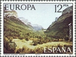 Stamps Spain -  ESPAÑA 1977 2414 Sello Nuevo Serie Europa CEPT Parques Naturales Parque Nacional de Ordesa