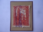 Sellos de America - M�xico -  Sello del Año 1933, con un valor de 25 Centavos - Tema: Catedral.