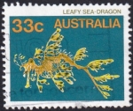 Stamps Australia -  Phycodurus eques