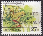 Stamps Australia -  Litoria citropa