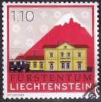 Stamps : Europe : Liechtenstein :  estación tren Schaan-Vaduz