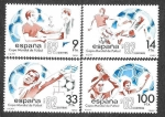 Sellos de Europa - Espa�a -  Edif 2660-2661-2662-2663 - Copa del Mundo de Fútbol