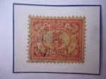 Sellos de Europa - Holanda -  Nederlandsch Indie - Tipo ¨Vurthein¨Sello de 5 Cent. Indias Holandesas Año 1912