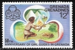 Stamps : America : Grenada :  50 an iversario de los Boy scouts