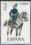 Stamps Spain -  ESPAÑA 1977 2425 Sello Nuevo Serie Uniformes Militares Comandante de Estado Mayor