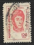Stamps Argentina -  José Francisco de San Martín (1778-1850)