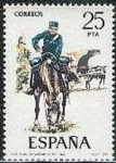 Stamps Spain -  ESPAÑA 1977 2427 Sello Nuevo Serie Uniformes Militares Oficial de Sanidad Militar