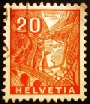 Stamps Switzerland -  Paisajes