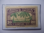 Stamps Colombia -  III Olimpiada 1935- Barranquilla - Sello de 20 Centavos, año 1935.