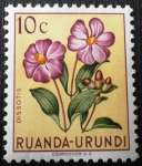 Stamps : Africa : Rwanda :  Flor indígena