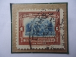 Stamps Ecuador -  Quincuagésimo Aniversario de la Unión Panamericana, 1890-1940- (50°Aniv.)- Alegoría de Unión.