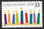 Stamps : America : United_States :  Hanukkah