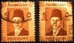 Stamps : Africa : Egypt :  Rey Farouk