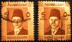 Sellos de Africa - Egipto -  Rey Farouk