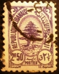 Stamps Lebanon -  Cedro de El Líbano