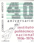 Sellos de America - M�xico -  40 Aniversario instituto politécnico nacinal