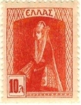 Stamps Europe - Greece -  Traje Dodecaneso